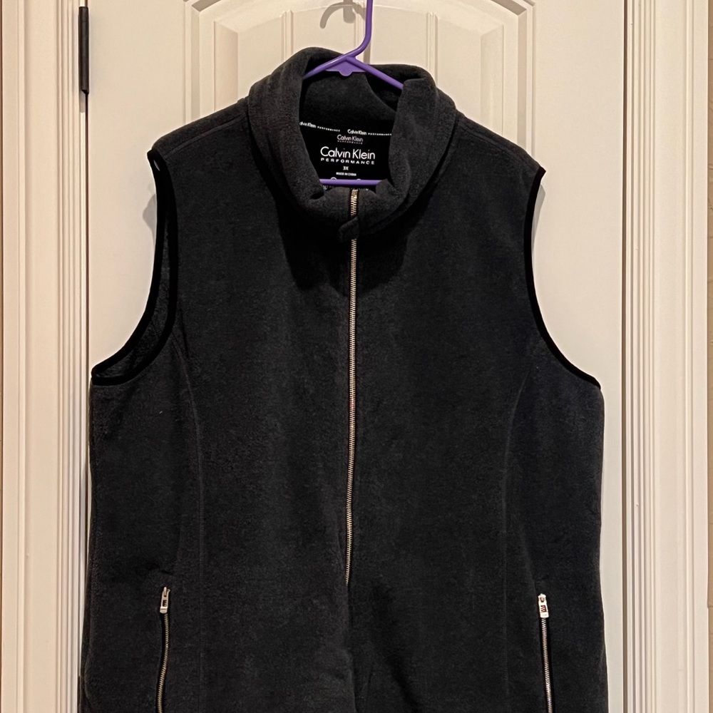 Calvin Klein Performance Activewear Fleece Vest NWOT